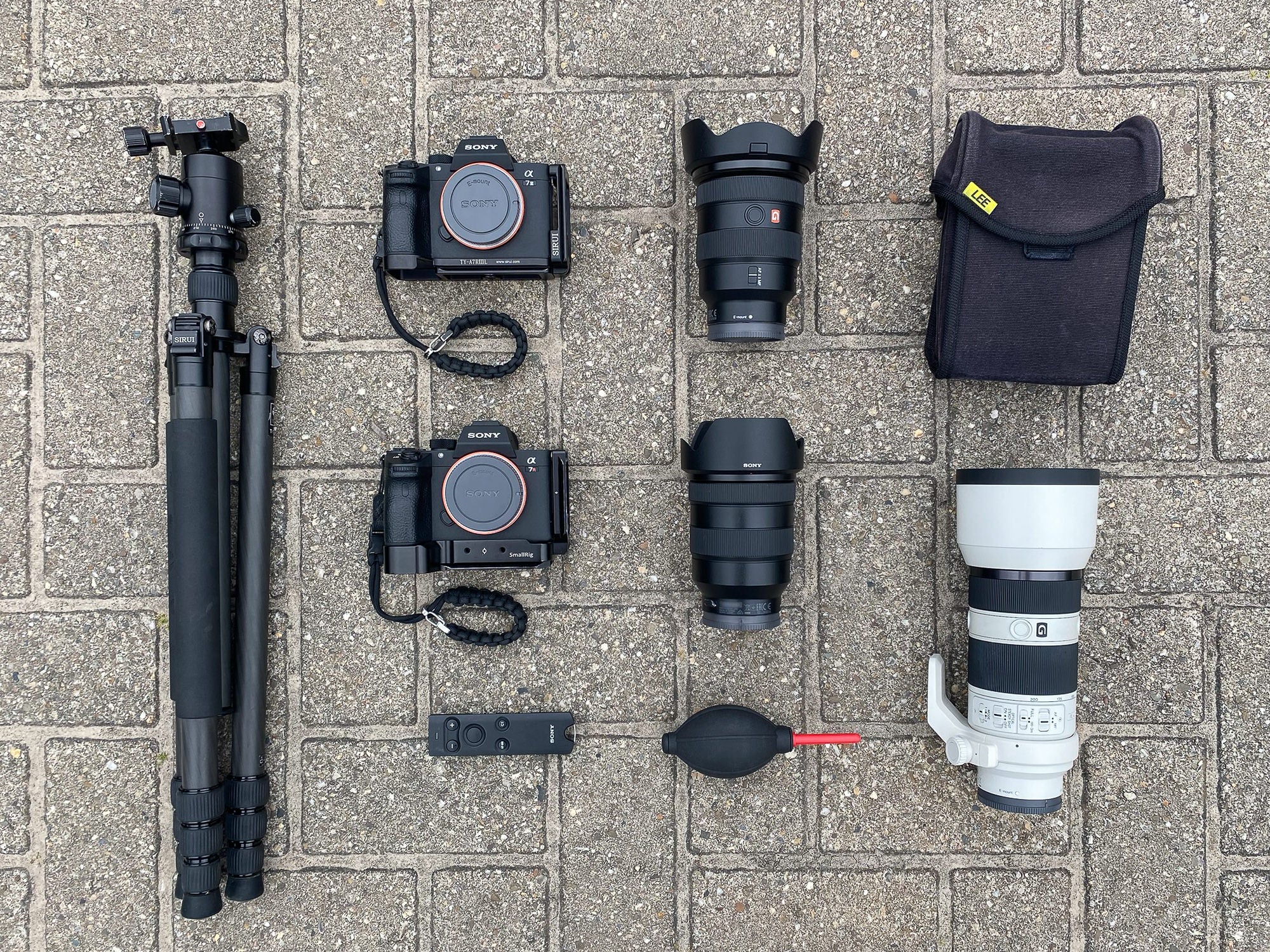 Jeroen Schouten Sony Alpha kit for capturing landscapes
